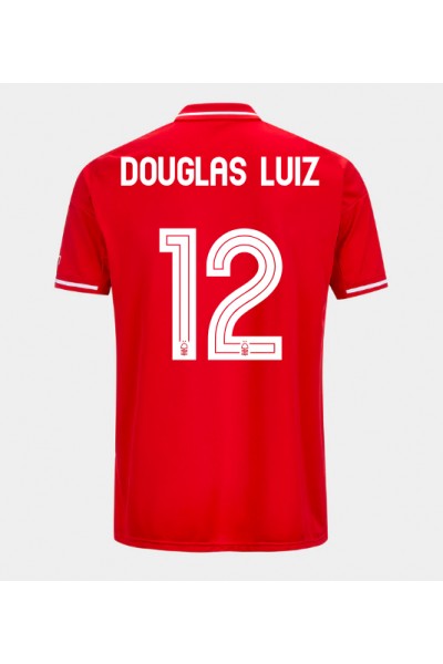 Nottingham Forest Douglas Luiz #12 Jalkapallovaatteet Kotipaita 2025-26 Lyhythihainen Nottingham Forest Douglas Luiz #12 Jalkapallovaatteet Kotipaita 2025-26 Lyhythihainen